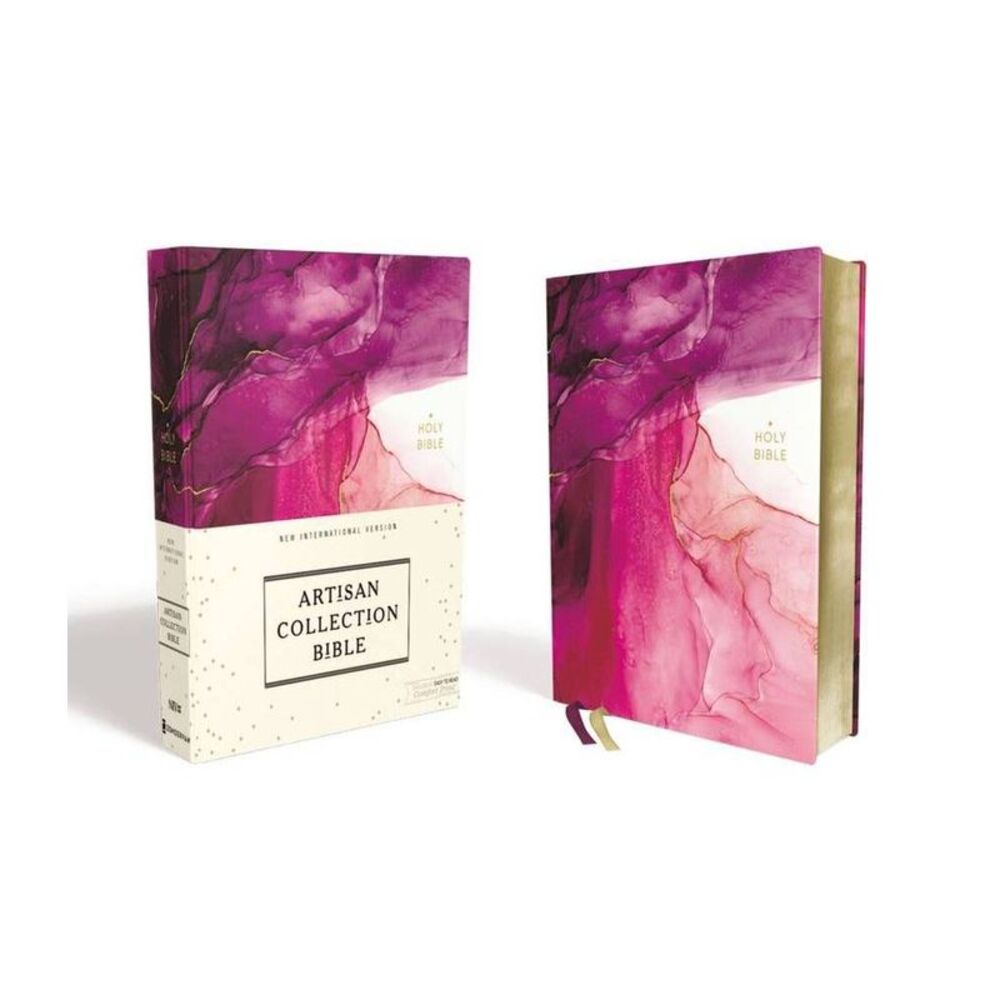NIV Artisan Collection Bible Cloth Over Board Pink Art Gilded (Hardcover)